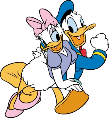 Donald and Daisy Duck Characters Free PNG
