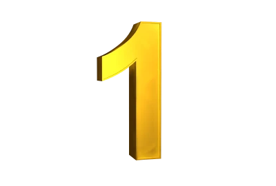 1 Number PNG – Transparent Digit Image