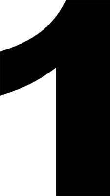 1 Number PNG – Transparent Digit Image