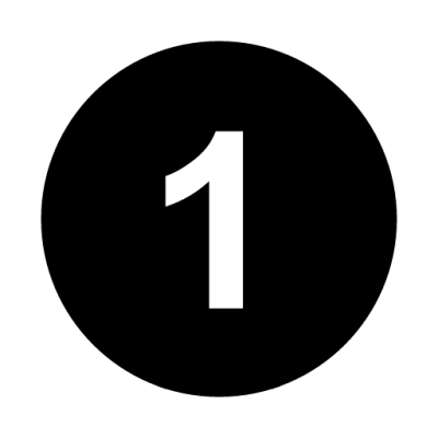 1 Number PNG – Transparent Digit Image