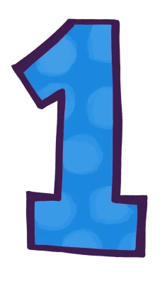1 Number PNG – Transparent Digit Image