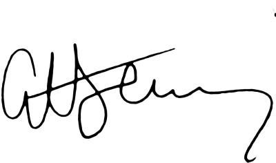 Handwritten Black Ink Signature Free PNG