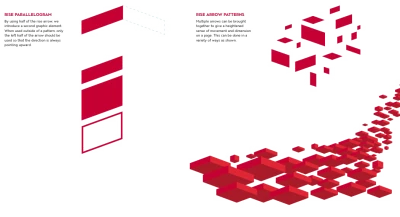 Red Rise Arrow Pattern Transparent Background