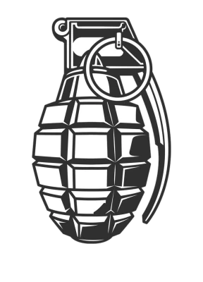 Military Grenade Free PNG