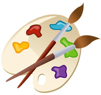 Artist Paint Palette Clipart