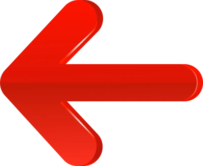 Red Left Arrow PNG Image