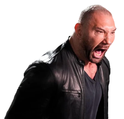 Dave Bautista Screaming Free PNG