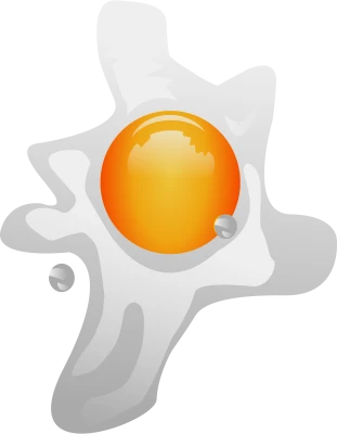 Sunny Side Up Fried Egg Free PNG