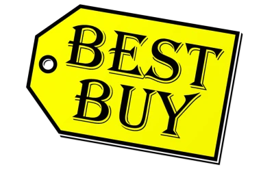 Yellow Best Buy Price Tag PNG Image