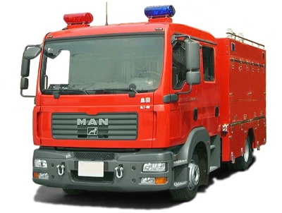 Red Fire Truck Rescue Transparent Background