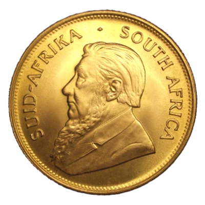 South Africa Gold Krugerrand Coin Free PNG