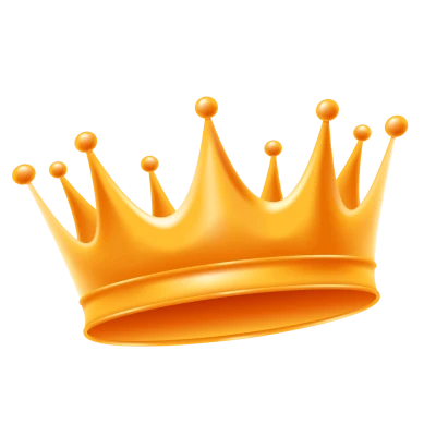 Royal Golden King Crown PNG Image