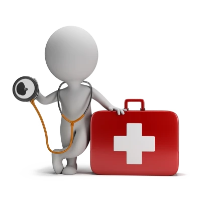 3D Medical First Aid Kit Icon PNG Image