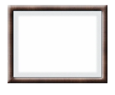 Rectangular Wooden Picture Frame Free PNG