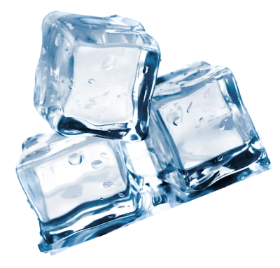 Clear Frozen Ice Cubes PNG Image