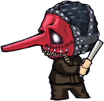 Chibi Slipknot Mask Character PNG Image