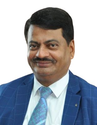 Professional Indian Man in Blue Suit PNG Image