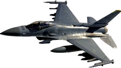 F-16 Falcon Fighter Jet Military Plane PNG Image