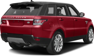 Red Range Rover Sport SUV PNG Image