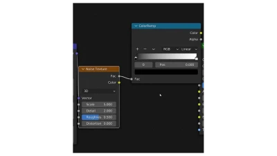 Blender Noise Texture Node Setup PNG Image
