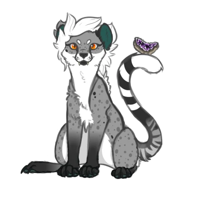 Anthropomorphic Cheetah Character Transparent Background