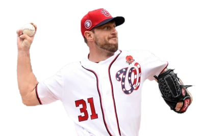 Max Scherzer Baseball Pitcher Free PNG