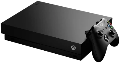Xbox One X Console and Controller PNG Image