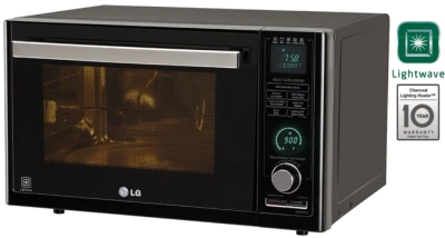 LG Microwave Oven Black PNG Image