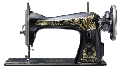 Antique Brother Sewing Machine PNG Image