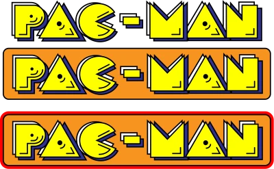 Pac-Man Video Game Logos Free PNG