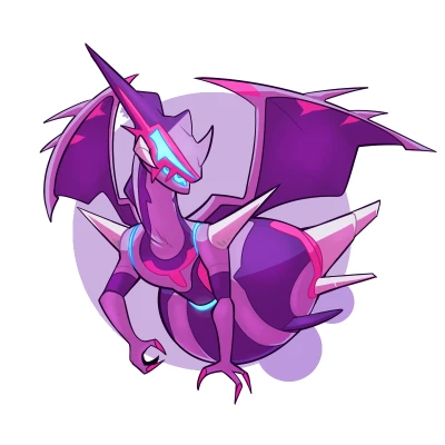 Naganadel Pokemon Character Clipart