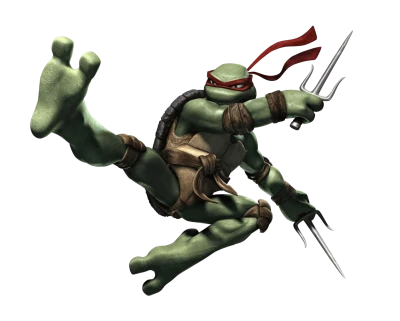 Raphael Ninja Turtle Character Clipart