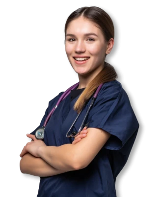 Professional Female Nurse PNG Image