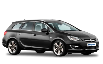 Black Opel Astra Sports Tourer PNG Image