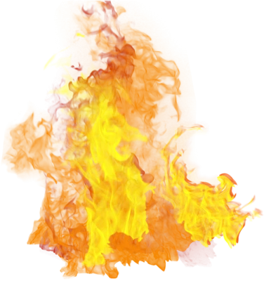 Large Burning Fire Flame Free PNG