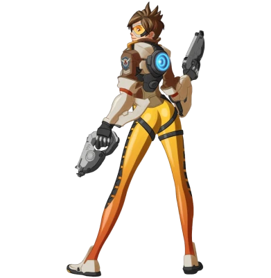 Tracer Overwatch Character PNG Image