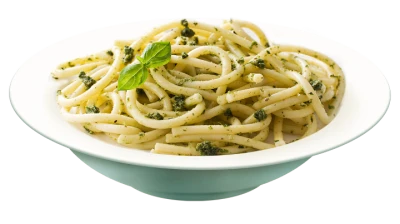 Pasta Spaghetti with Pesto Sauce Free PNG
