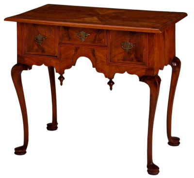 Antique Queen Anne Style Desk Free PNG