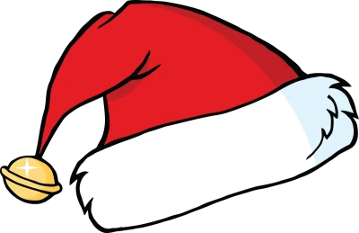 Cartoon Santa Claus Hat Clipart