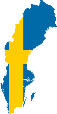 Sweden Country Map Flag Free PNG