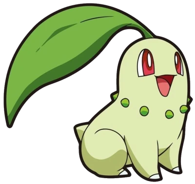 Chikorita Pokemon Character Clipart