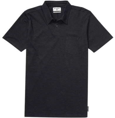 Black Men's Polo Shirt Free PNG