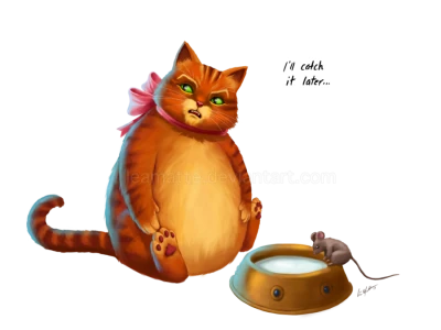 Puss in Boots Fat Cat Character Clipart