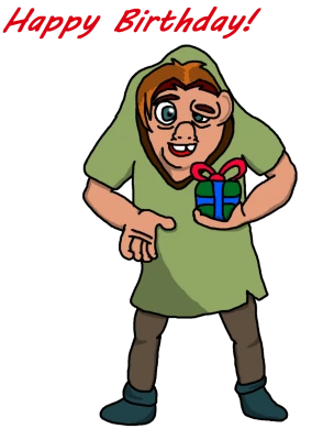 Quasimodo Birthday Sketch Free PNG