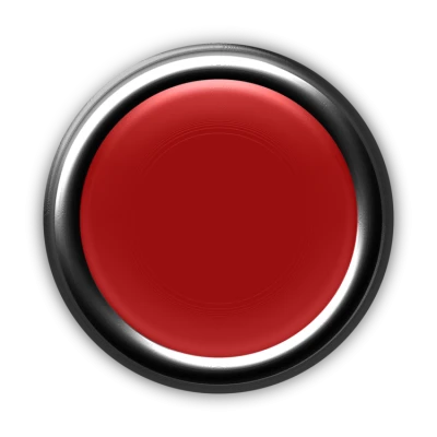 Glossy Red Push Button Free PNG