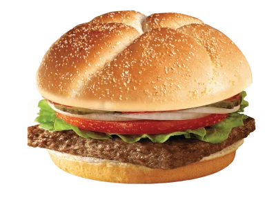 Delicious Large Cheeseburger PNG Image