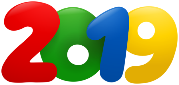 2019 Happy New Year PNG – Transparent Background 2