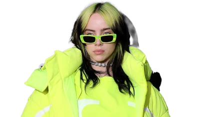 Billie Eilish Singer PNG Image