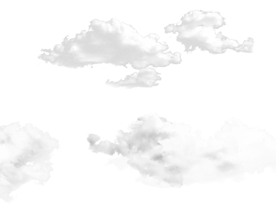Fluffy White Clouds Free PNG