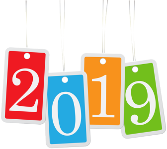 2019 Happy New Year PNG – Transparent Background 5
